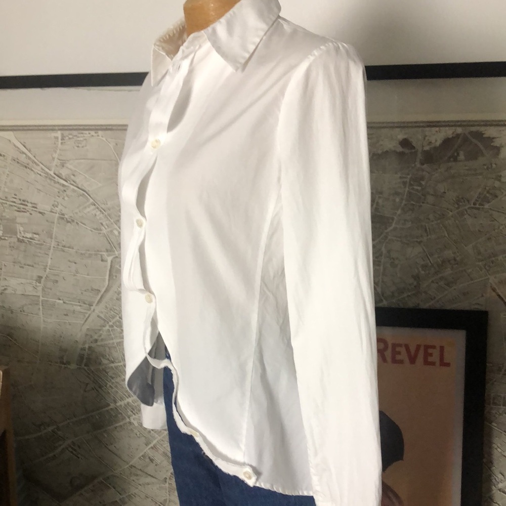 YOHJI YAMAMOTO, Classic White Button-Down Shirt Size S - Picture 7 of 15